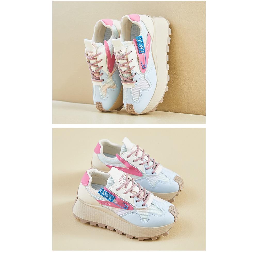 2025 New Women's Sneakers,Spring Platform Running Shoes for Students,Thick Sole Cushioned Athletic Casual Shoes