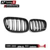 Matte Black Double Line Grille for BMW X5 E53 (1999-2003)