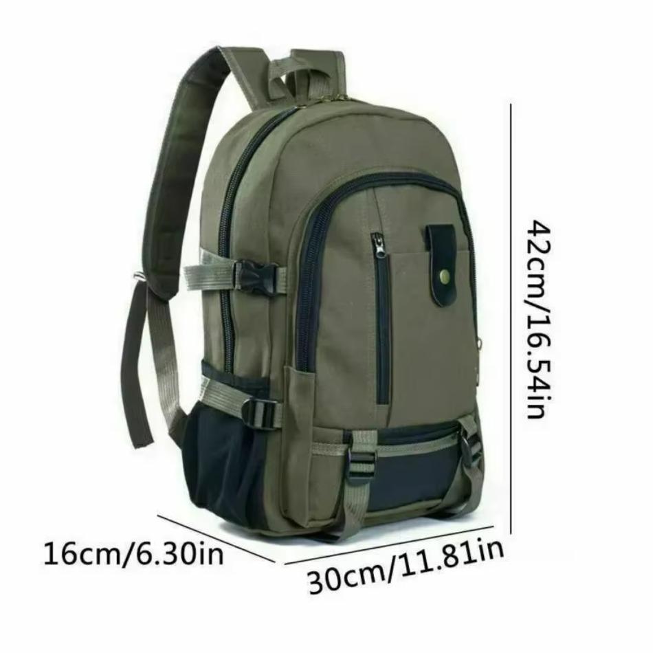 1 Stück Fabrik Neuankömmling Herren Rucksack Lässig Reise Rucksack Vintage Canvas Große Kapazität Studenten Rucksack Tasche