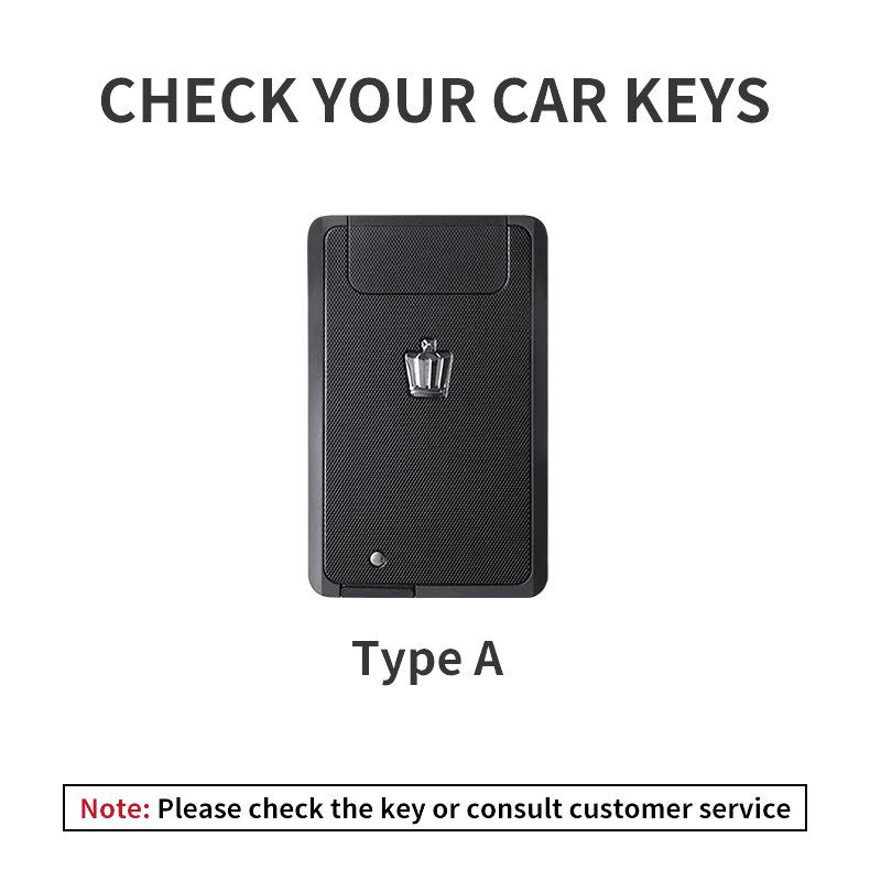 Toyota Crown and Vellfire Retro Key Cover, 12th-13th Gen Premium Holder
