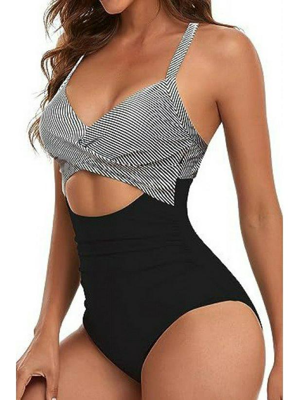 Europäischer & Amerikanischer Sexy Rückenfreier Einteiliger Badeanzug für Damen mit Slim Fit und Hohl-Design