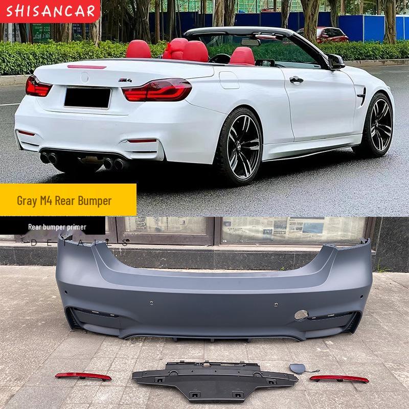 Compatible Front and Rear Lip Spoiler for BMW 4 Series 425i/430i with Quad Exhaust