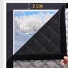 Warm Curtains, Cold and Heat Insulation, Window Screens, Sun Shading, Sound Insulation, Double Thickened Warm Curtains