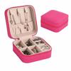 Compact Design Mini Jewelry Storage Zipper Closure Jewelry Organizer  Female Organizer
