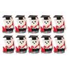 10 pcs/set Celebrate Party Graduation Bear Doll Bouquet Bachelor Bear Plush Toy  Kids