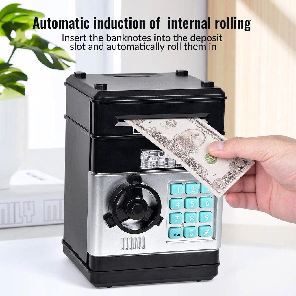Children's Mini Coin Bank: Safe and Interactive Savings Toy for Early Education