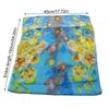 Châle en Mousseline de Soie Mode Femme Protection Solaire Écharpe en Soie Accessoires Longue Cape Été Serviette de Plage Imprimé Floral Enveloppement Sarong 160x50cm
