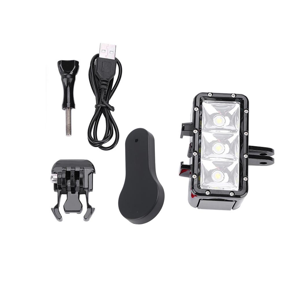 30m 98.4ft Mini Underwater Waterproof Diving LED Video Light Fill Lamp for Hero for SJCam