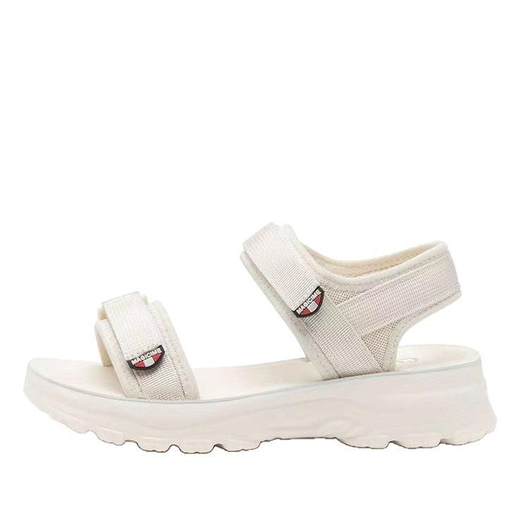 Velcro sports sandals summer new muffin platform student soft-soled beach shoes
