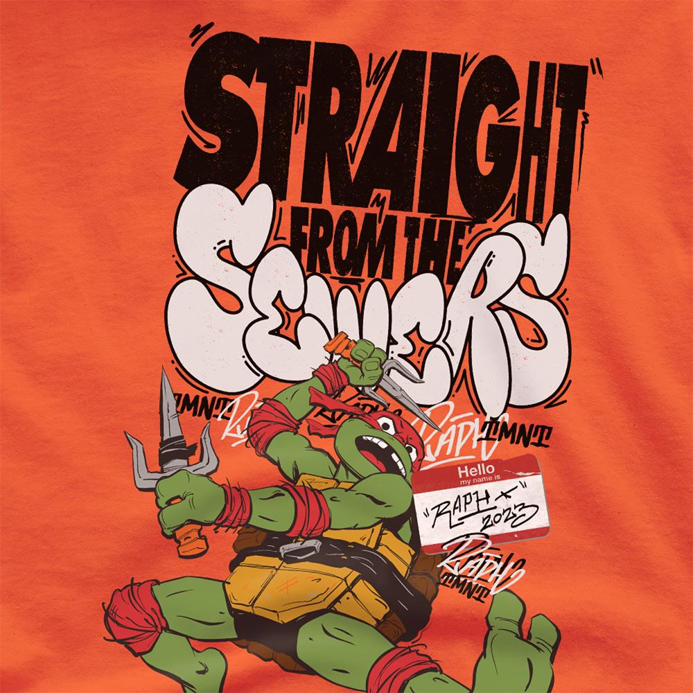 TMNT Unisex Adult Mutant Mayhem Raph Sewers T-Shirt