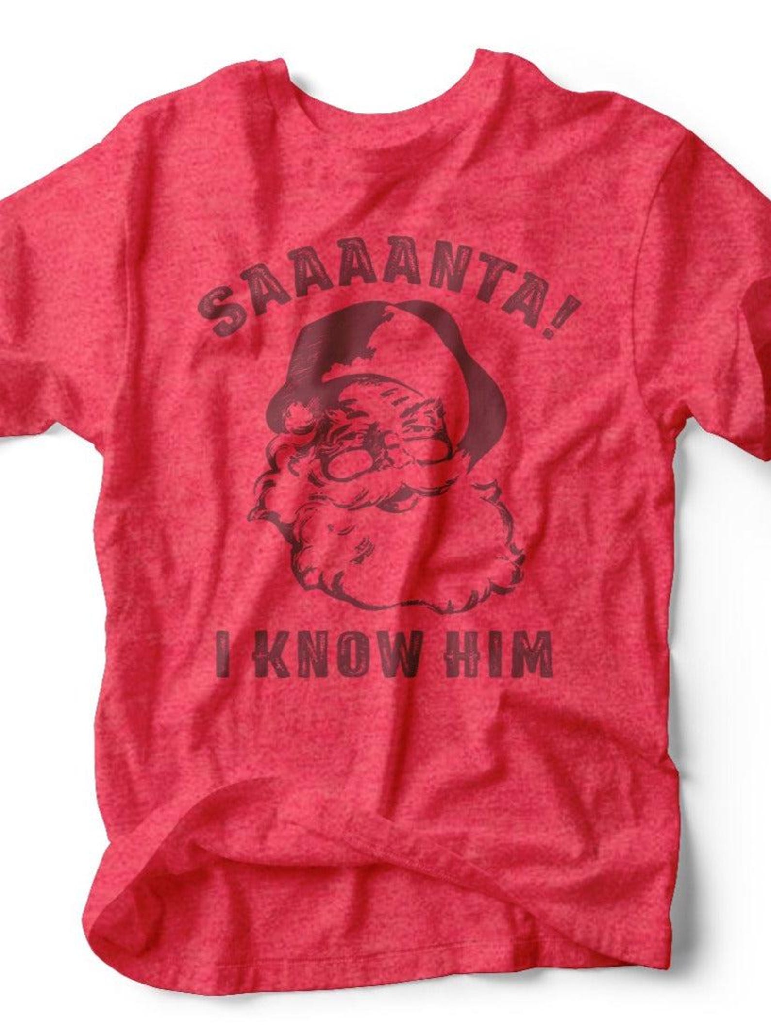 SAAAANTA! I Know Him | Kid s T-Shirt | Ruby s Rubbish® 2XL
