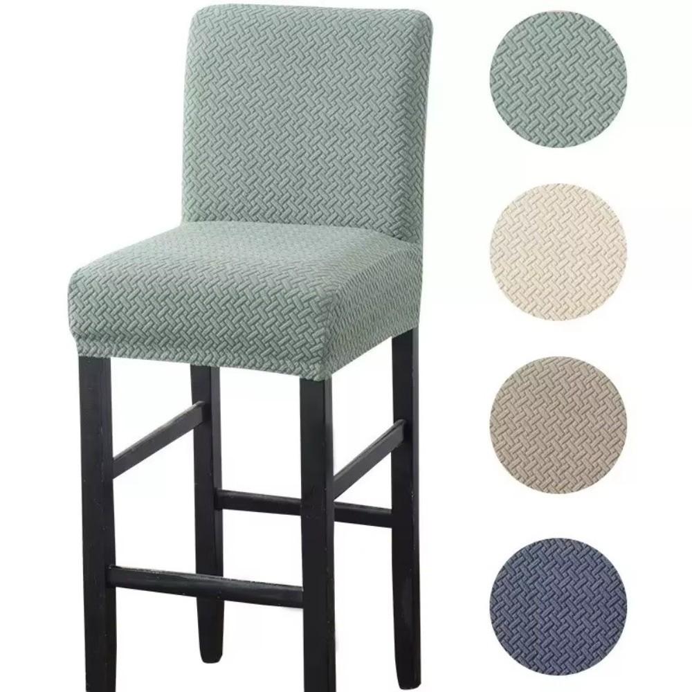 Dustproof Counter Height Bar Stool Cover Jacquard Bar Stool Seat Covers Chair Protectors  Household