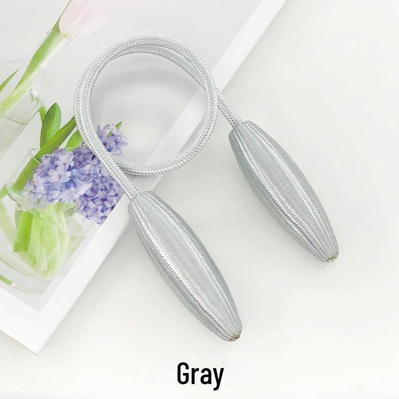 

Элегантный металлический зажим для подхвата штор Single серый