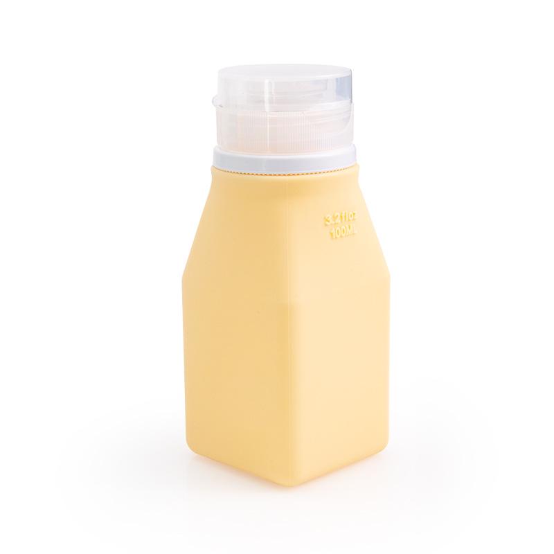 100ml Silicone Travel Bottles for Shampoo and Skincare Samples - Portable, Reusable, Empty Storage Containers
