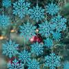 Yousheng 36 Pcs Christmas Snowflake Ornaments Glittered Snowflake Hanging Decoration for Christmas Indoor Winter Wonderland Decor