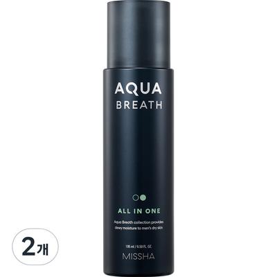 Für Männer Aqua Breath All-in-One, 195ml, 2 Einheiten