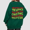Women's Casual Fashion Long Sleeve Christmas Printed Round Neck Sweatshirt Top