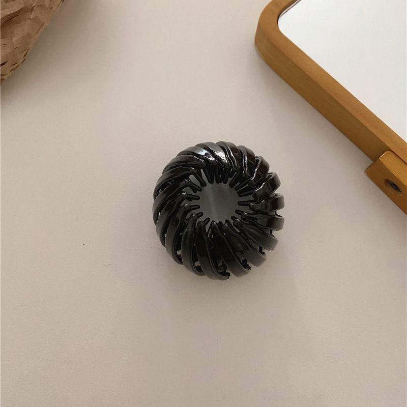 

Korean Rhinestone Bird s Nest Bun Hair Tie Accessory