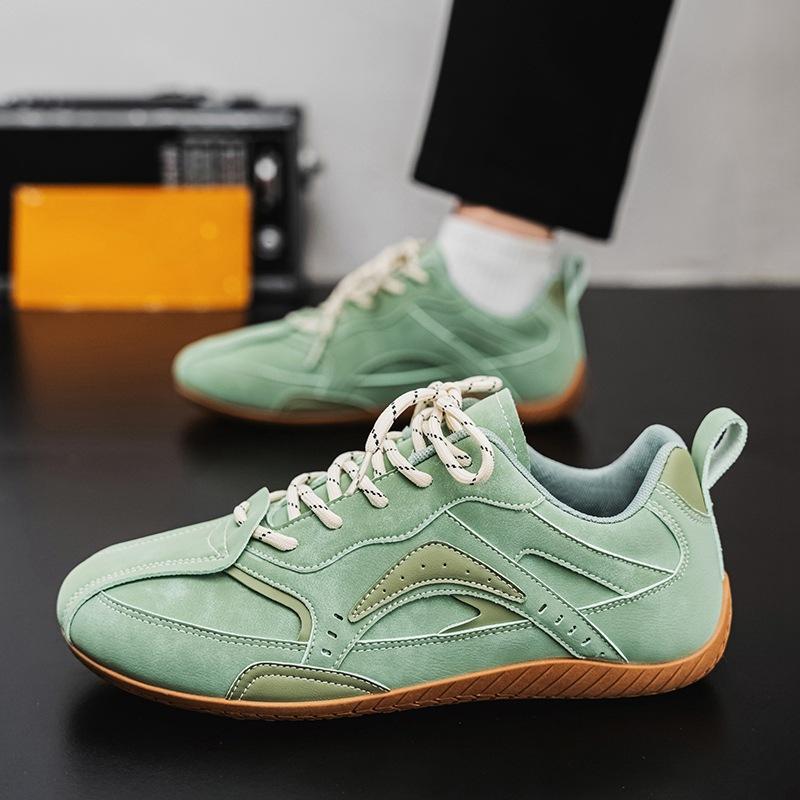 

Spring New Shoes for Men Leather Casual Shoes Fashion Leisure Sport Shoes Youth Street Lace-up Sneaker 44