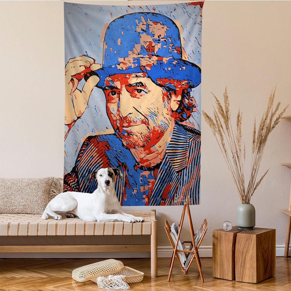 Joaquin Sabina Musician Hanging Bohemian Tapestry Bohemian Wall Tapestries Mandala Kawaii Room Decor