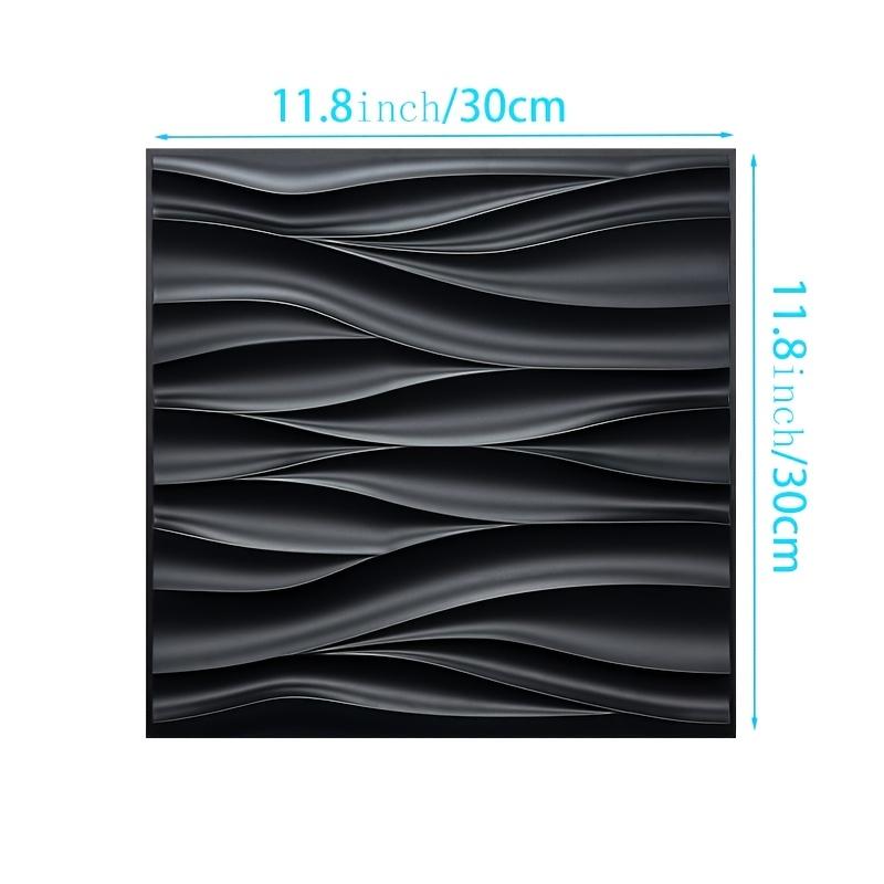 10 Pezzi Rivestimento Murale a Strisce Ondulate 3D Premium Pvc Decorazione Murale Per Soggiorno Camera da Letto Ufficio Decorazione Sfondo TV Non Autoadesivo