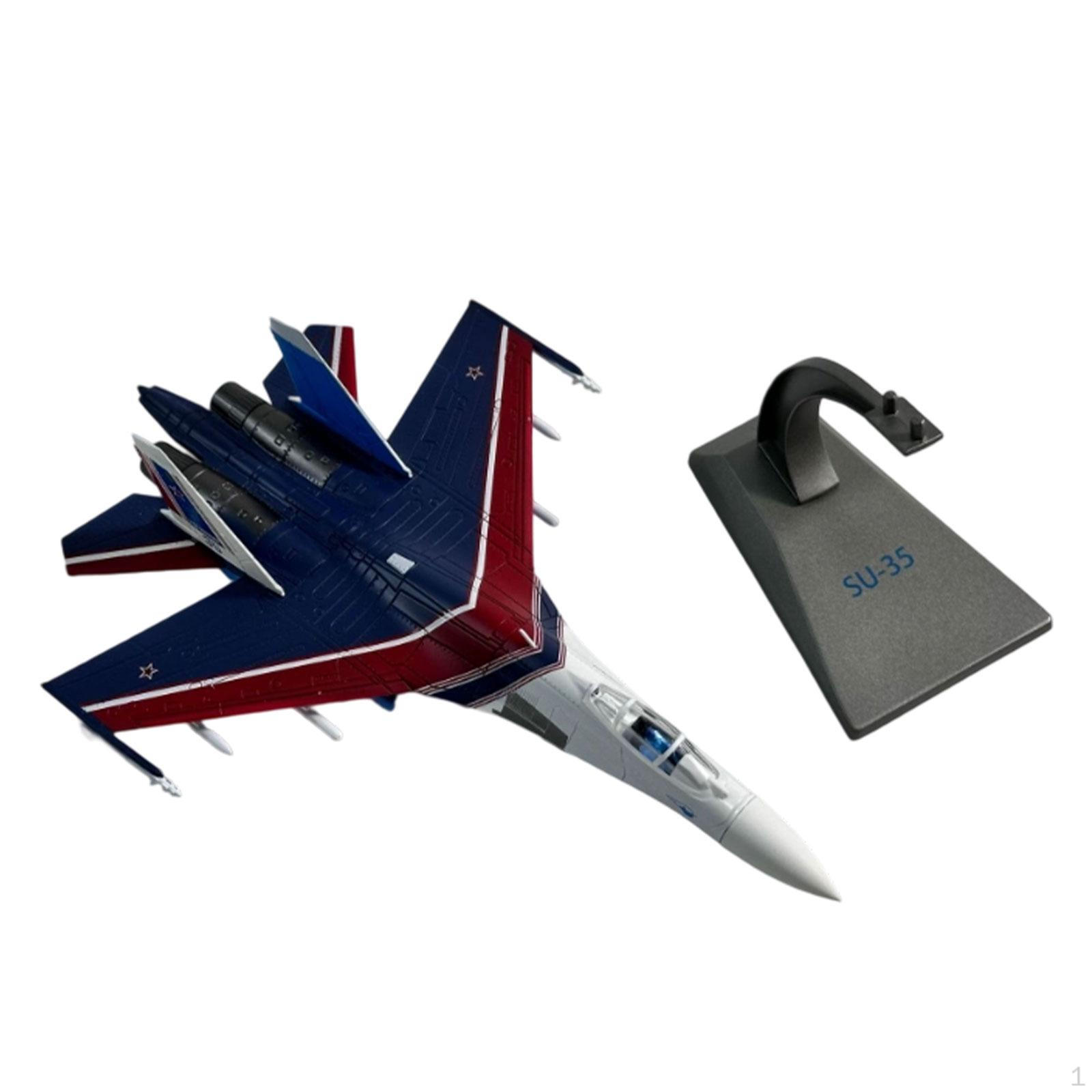 

1/100 Scale Fighter Model Airplane with Display Base Desktop Decoration Attack Plane Toy