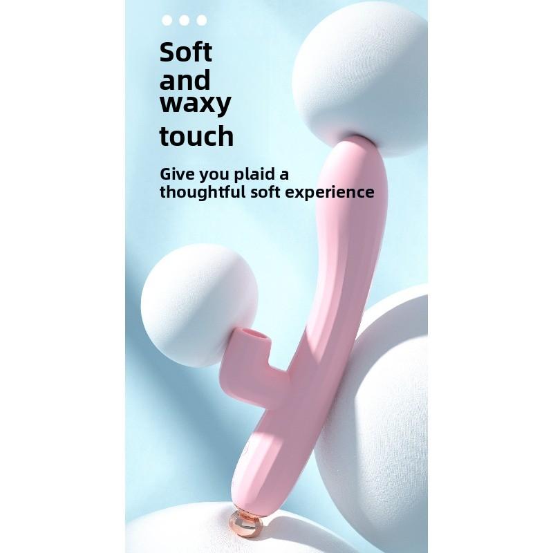 Female AV Vibrator Adjustable Multi-Frequency Sucking Electric Masturbator Adult Products Vibrating Wand Stick