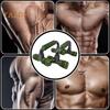 2Pcs/Set Push-up Stand Non-Slip Rubber Feet Portable Balanced Strength Push-up Stand Indoor Fitness Equipment