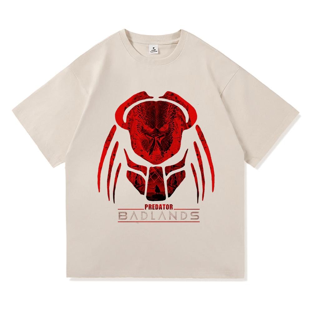 Predator Badlands T Shirt 2025 Fashion Movie Men/women Clothing Vintage Harajuku High Quality Clothes Cotton Tshirts