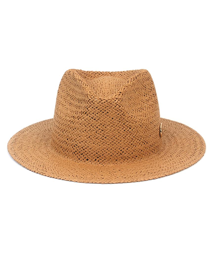 Yunibeosyeolkemiseuteuli Summer Simple Brown Fedora - Big Size Summer Fedora