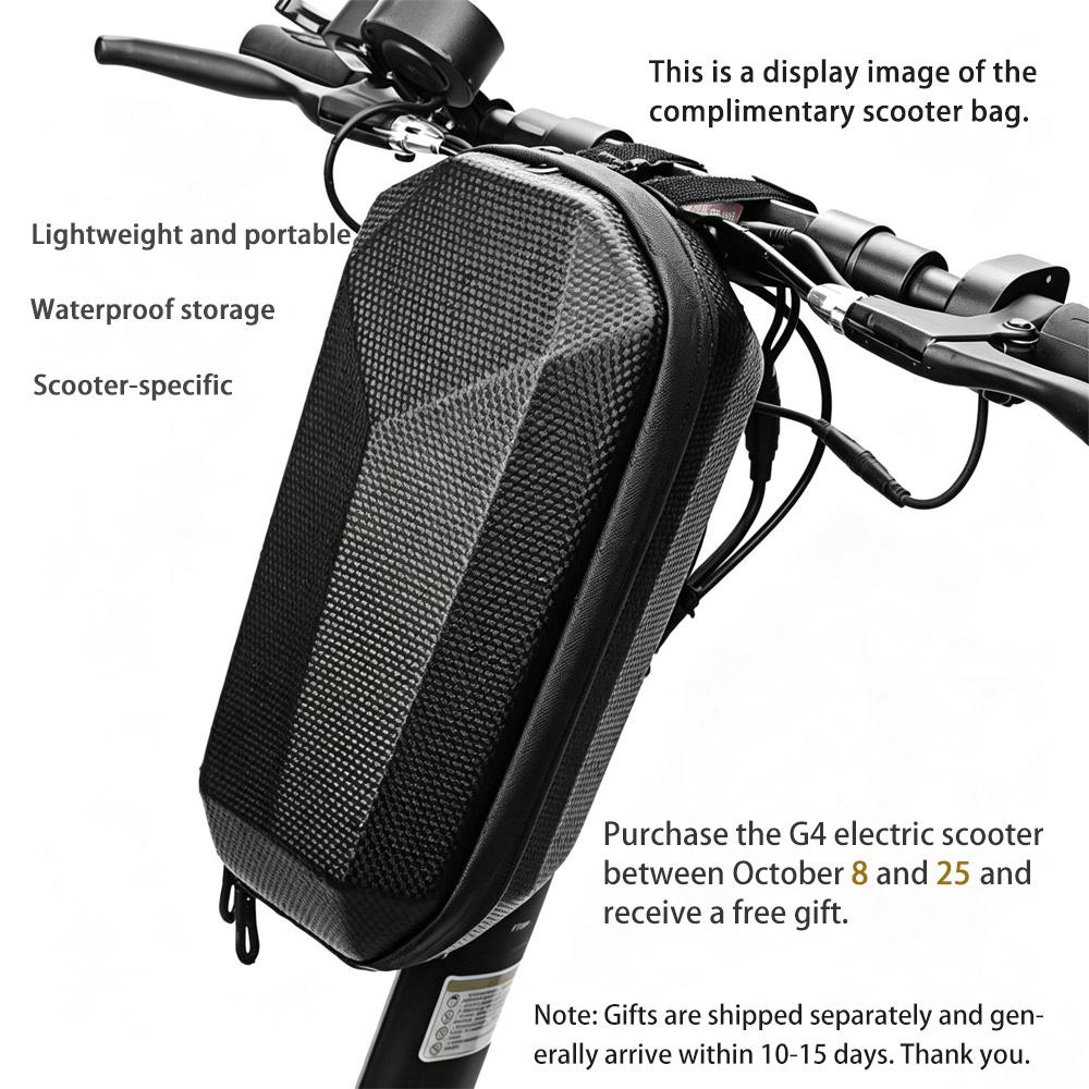 KuKirin Patinete elétrico dobrável G4 de 11 polegadas, motor de alta potência de 2000W, bateria de alta capacidade de 60V 20Ah, suspensão dupla dianteira e traseira.