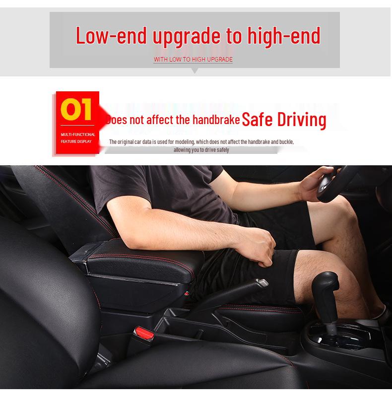 Compatible with 2018 Ford EcoSport - Central Armrest Box