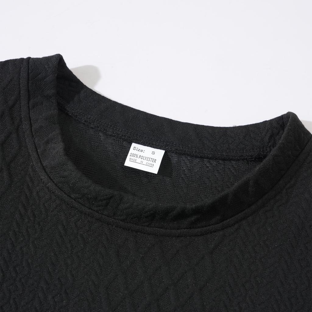 Mens Cable Knit  Casual Long Leeve Crewneck Pullover Sweaters  Textured