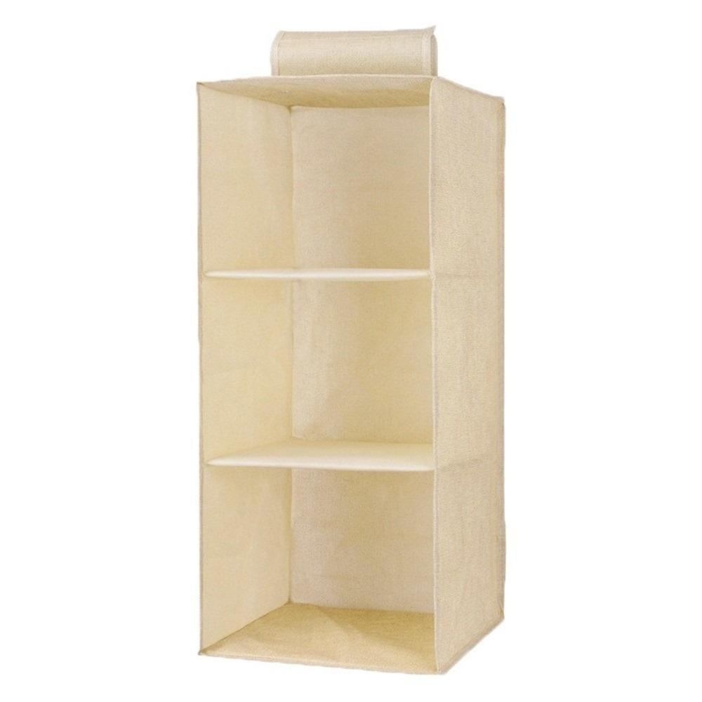 Cotton Hanging Storage Pouch Space Saver Clothes Organizer for Household Closet Container
