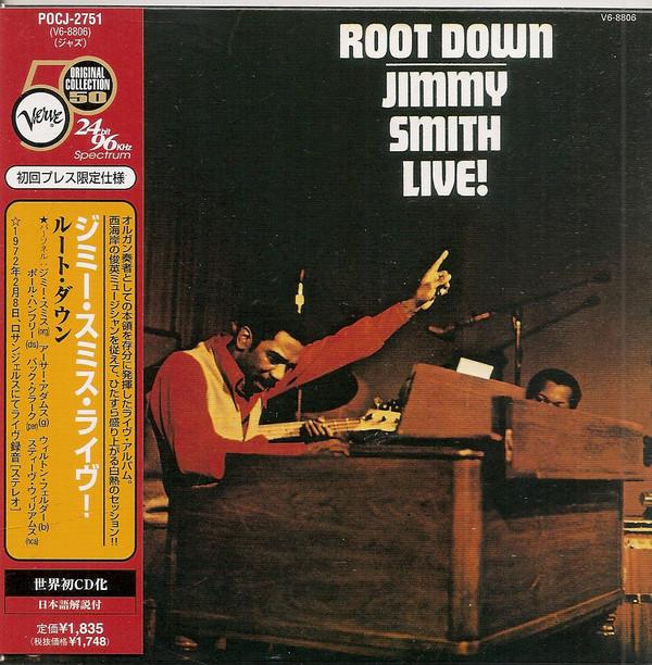 

CD JIMMY SMITH Root Down Live POCJ2751 VERVE 1999 Japan ObiJazz Used