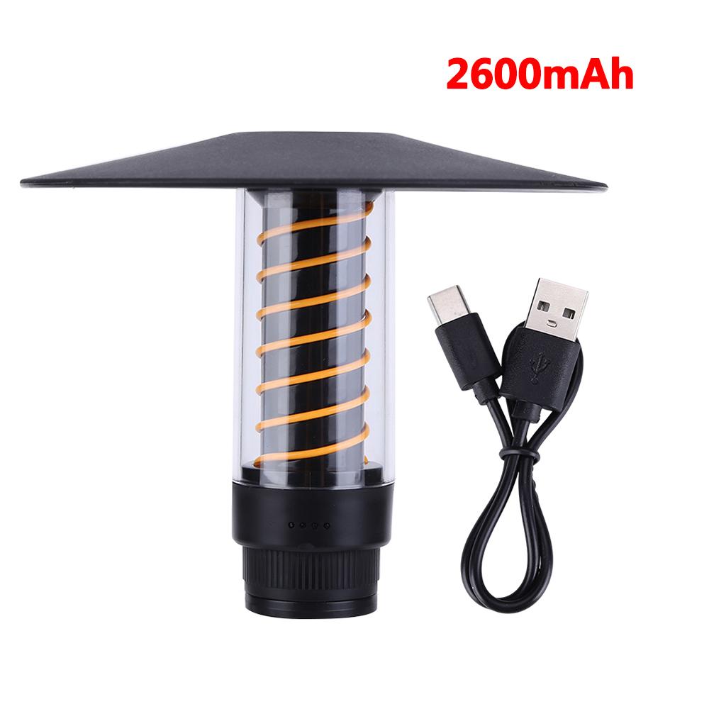 2600mAh Camping Light Lantern USB Charging Recharge Soft Light Electric Torch LED Flashlights Emergency Tent Lamp Waterproof