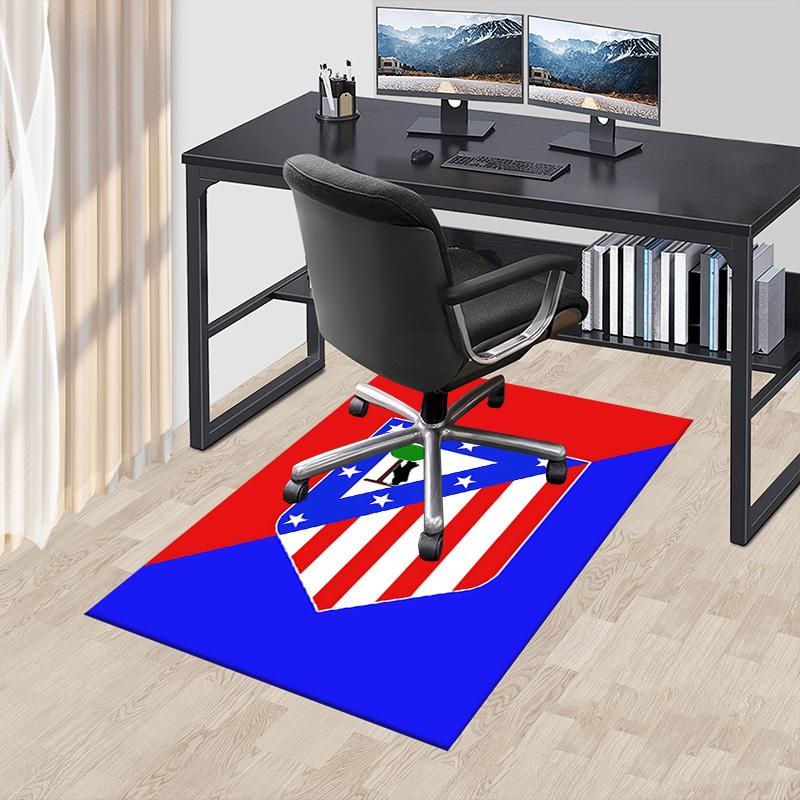 1pz Tappeto Antiscivolo Extra Large Atletico Madrid, Ufficio, Famiglia, Camera da Letto, Studio - Tappeto Grande Area Tappeti Interni, Colori Vivaci-A272