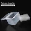 80-Color Portable Marker Pen Storage Box with Transparent Base