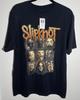 Slipknot T-Shirt Size L Band Hot Topic New Black Rusted Frame Double Sided Unisex T-Shirt