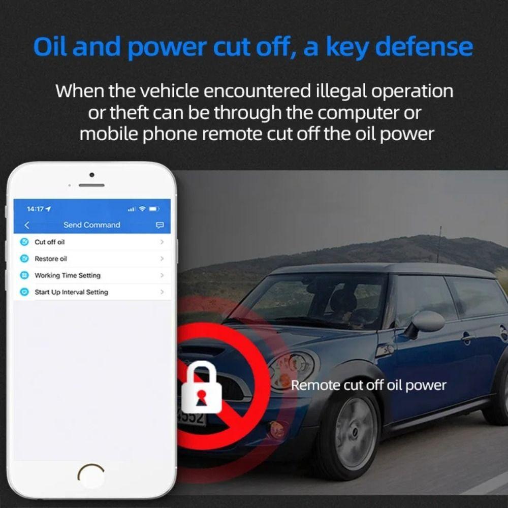 Double-System Car Anti-Theft Tracker 4G/2G Car Tracking Device Car Tracker for 150 mAh RV Van