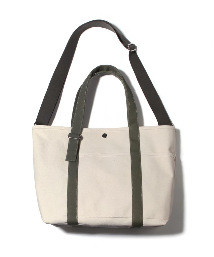 Deepoche Paseo Canvas Basic Tote - Natural/Olive