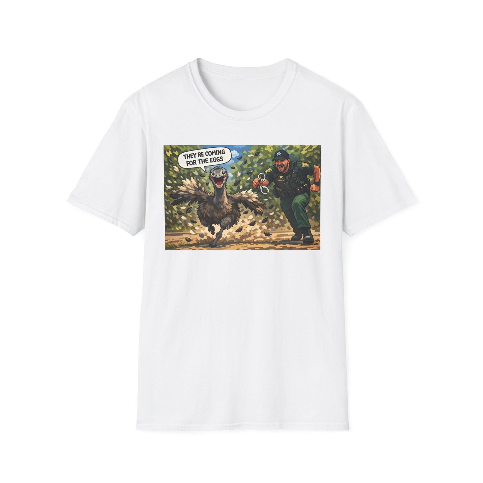 Dinosaur Chase T-Shirt | Vintage Comic Style S разноцветный
