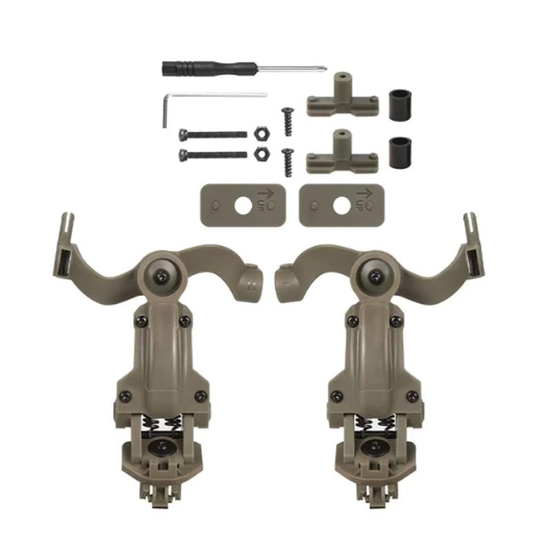 Horký prodej Střelecká náhlavní souprava Držák Sada Rotace Adaptér na lištu helmy Vhodný pro OPS Core ARC a Team Wendy M-LOK Lišta Montáž sluchátek