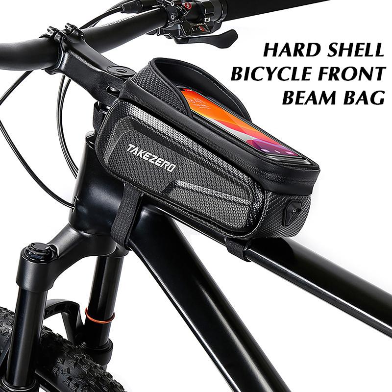Bicycle Bag Waterproof Touch Screen Cycling Bag Top Front Tube Frame Mtb Road Bike Bag Phone Case Bike Accessories