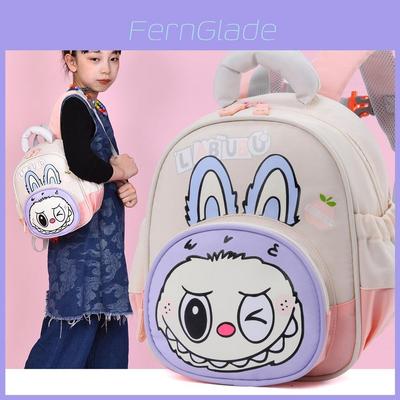 Childrens Cartoon Backpack For Kindergarten With Nylon Material And Weightreducing Shoulder Straps For Boys And Girls