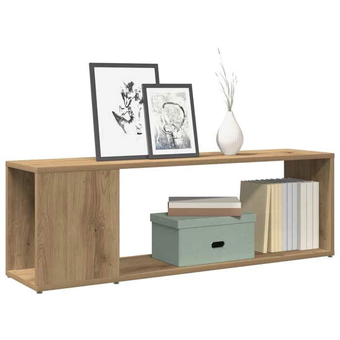 VidaXL TV Cabinet Artisan Oak 100x24x32 Cm Engineered Wood, TV Unit, Bookcase, Plasma Cabinet, TV Units, 856739