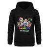 5407 Multi-color Kids Boys Girls Dandy World Printed Hoodies Trousers Clothes Set