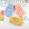 Winter neue dreidimensionale niedliche Kinderhandschuhe, warme und kältefeste Plüsch-Vollfingerhandschuhe zum Schreiben für Studenten