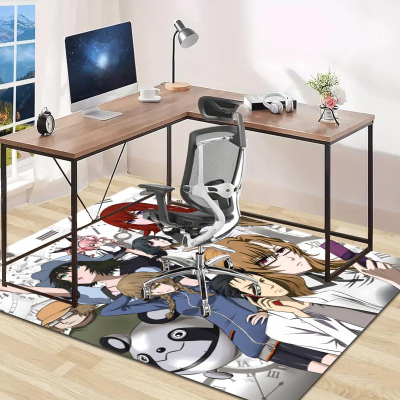 Steins;Gate Design Area Rug - Non-Slip, Soft & Cozy Floor Mat for Living Room, Bedroom, Office - Indoor/Outdoor Decorative Carpet