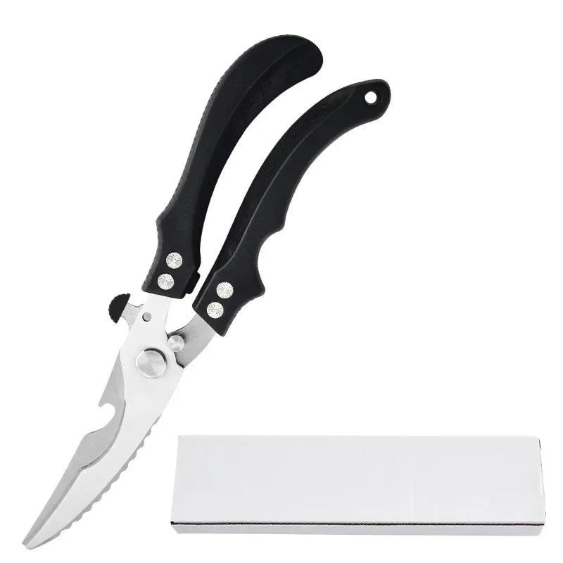 

Multifunctional Stainless Steel BBQ Tongs Set Kitchen Tool Silicone Food Tongs Chicken Bone Tongs Outdoor Camping Grill Set